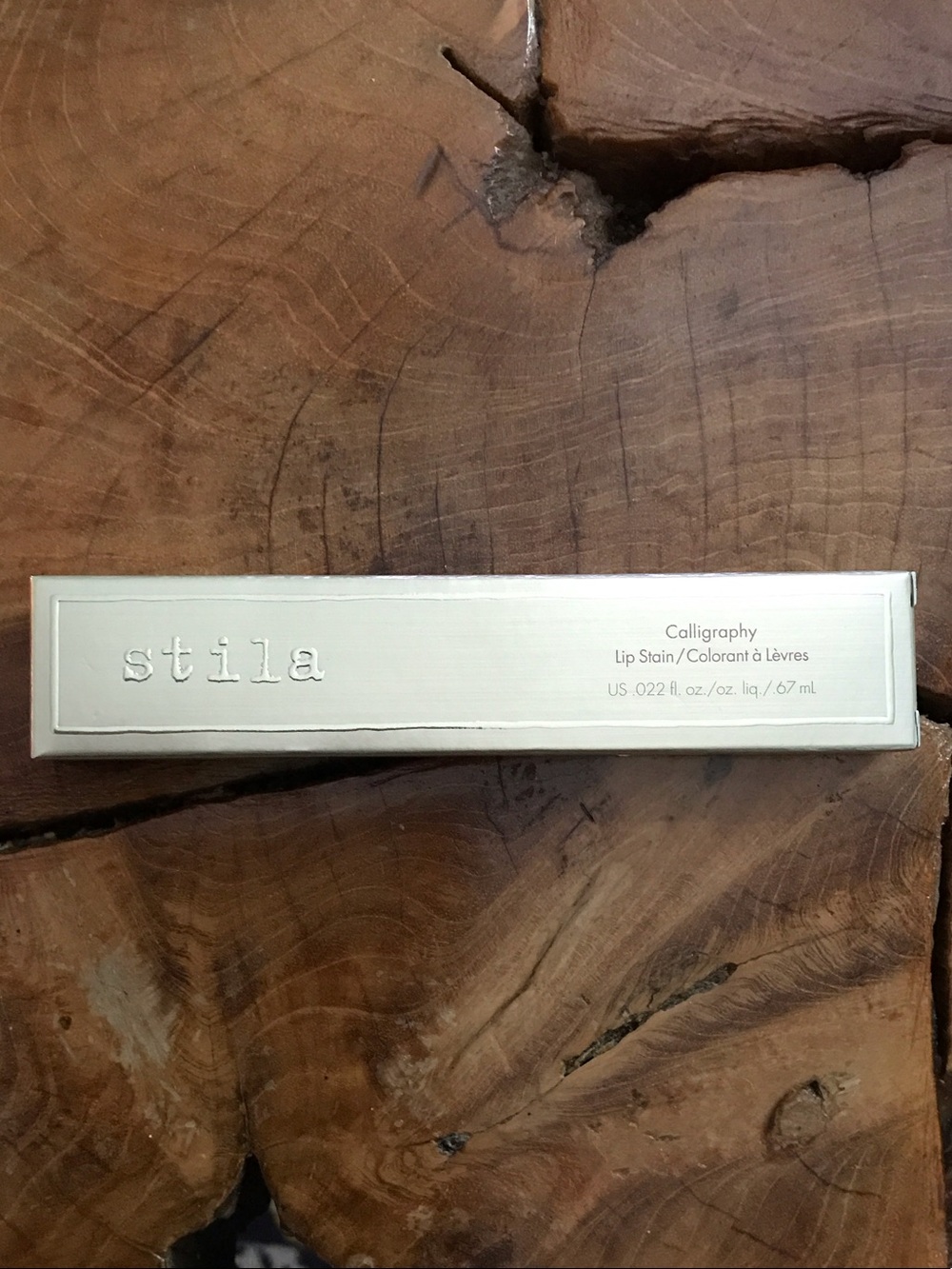 Stila Calligraphy Lip Stain - Cream Metallic Box